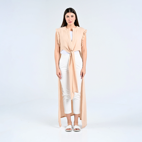 Long sleeveless blouse (one size)